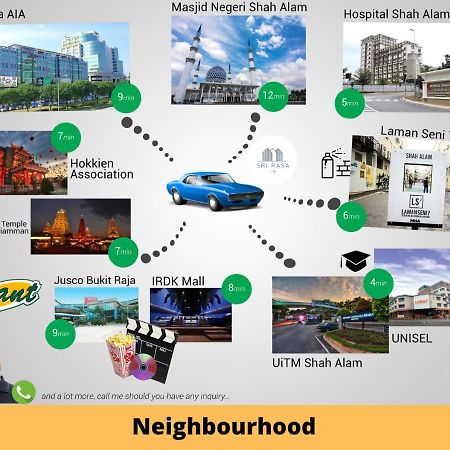 Sinar Rasa Homestay At I-Soho, I-City Шах Алам Екстериор снимка Neighbourhood