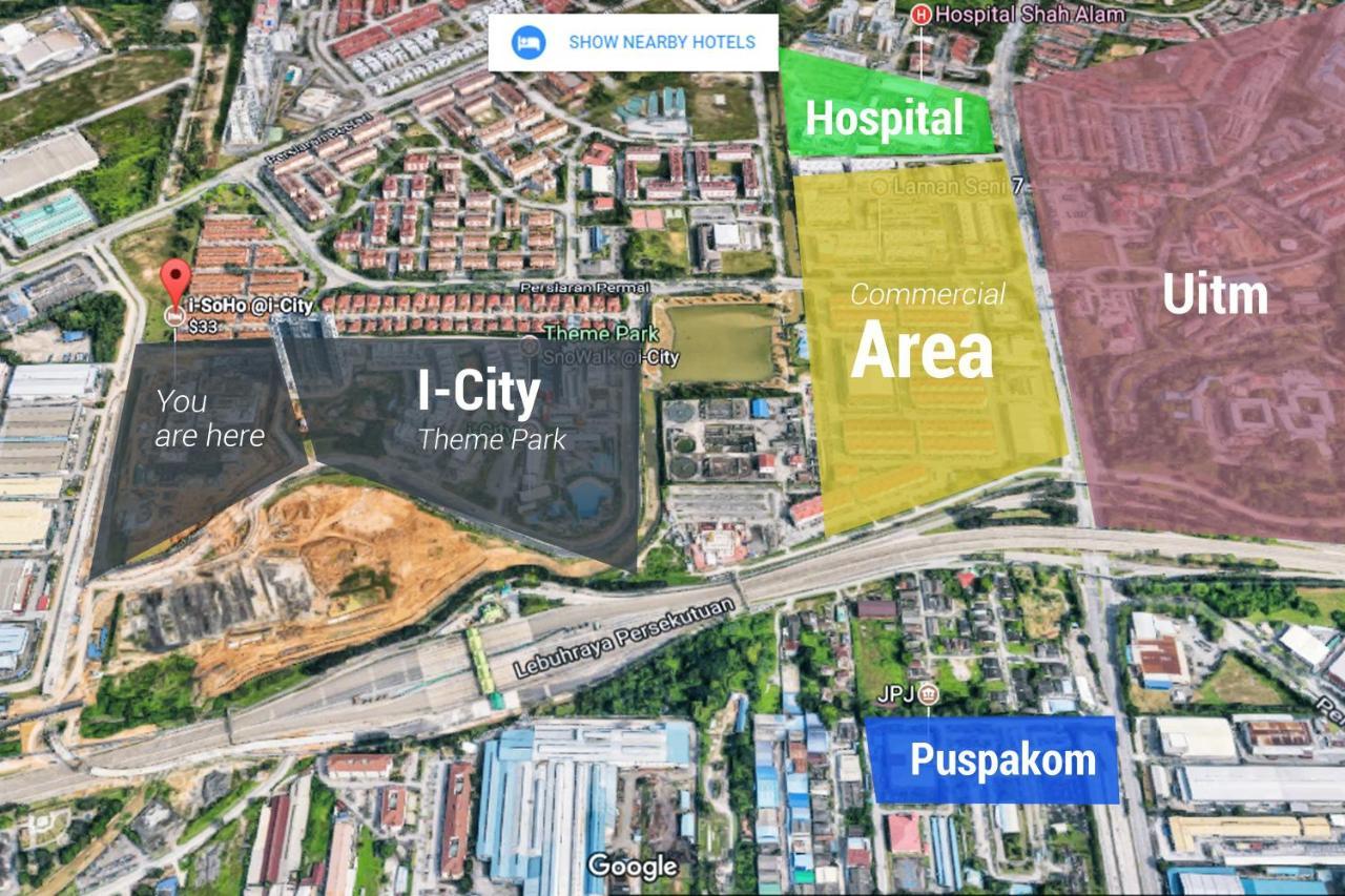 Sinar Rasa Homestay At I-Soho, I-City Шах Алам Екстериор снимка Location of I-City