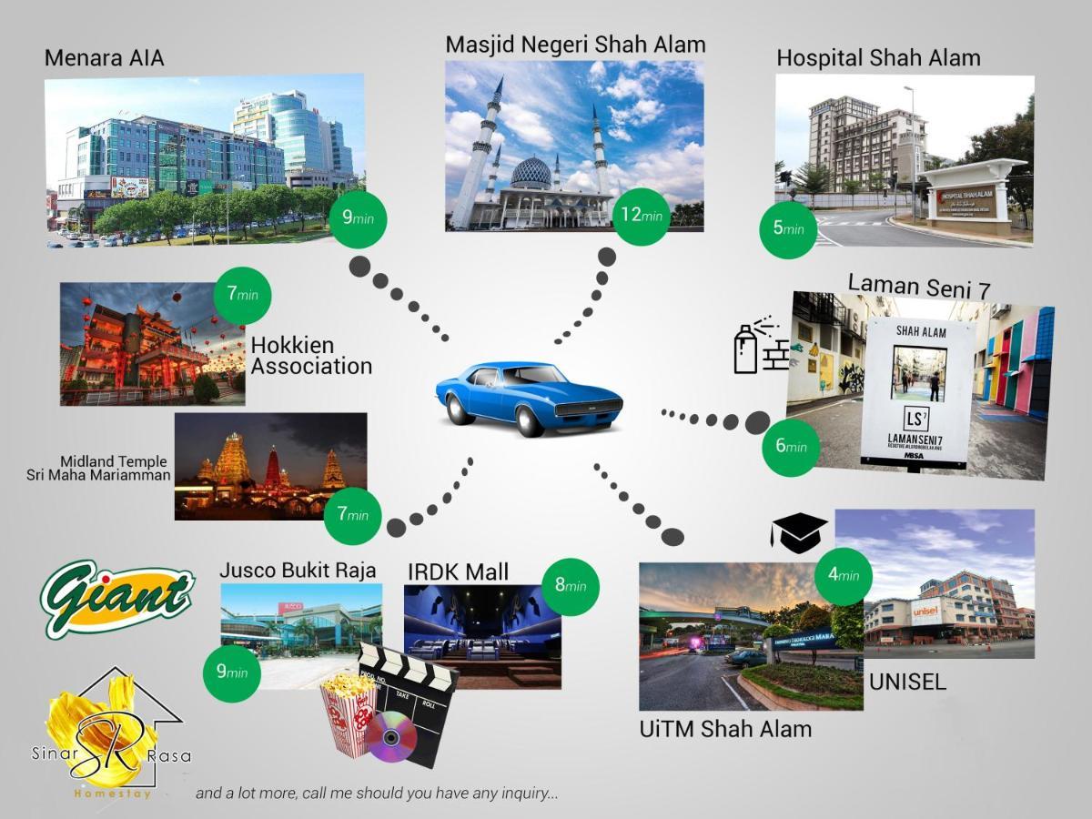 Sinar Rasa Homestay At I-Soho, I-City Шах Алам Екстериор снимка Shah Alam City Map